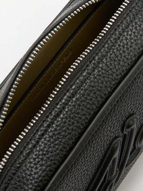 KARL LAGERFELD k/skuare camerabag grainy crossbody bag (faux leather)
