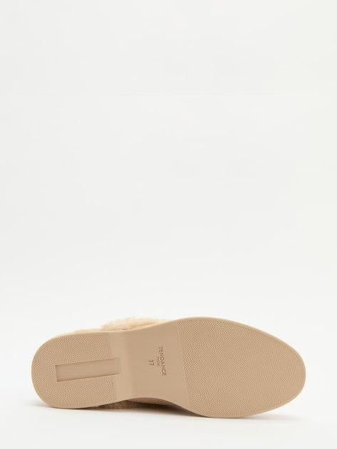 TENDANCE Mules (natural suede/natural fur)