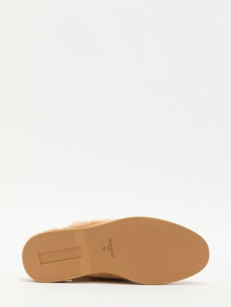 TENDANCE Mules (natural suede/natural fur)