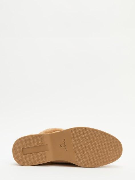 TENDANCE Mules (natural suede/natural fur)