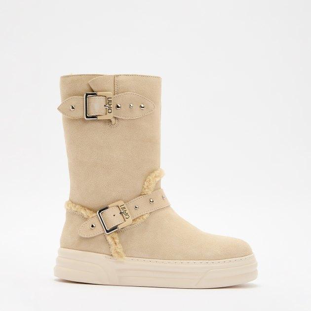 LIU∙JO CLEO 34 Half Boots (genuine suede/faux fur)