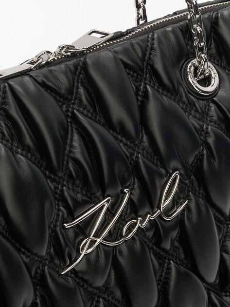KARL LAGERFELD k/signature quilt tote bag (faux leather)
