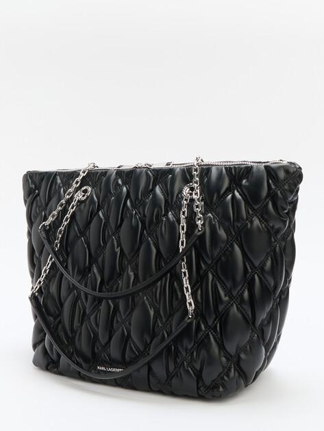 KARL LAGERFELD k/signature quilt tote bag (faux leather)