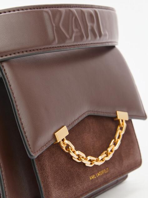 KARL LAGERFELD k/seven grainy sp sb suede bag (genuine leather/genuine suede)
