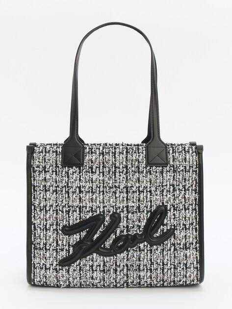 KARL LAGERFELD Tote k/skuare sp md tote boucle (textile/faux leather)