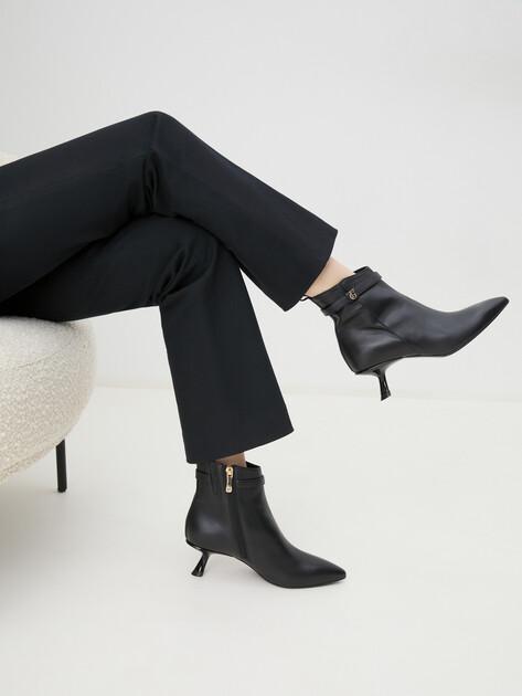 GIOVANNI FABIANI Ankle boots (upper and sole made of genuine leather)