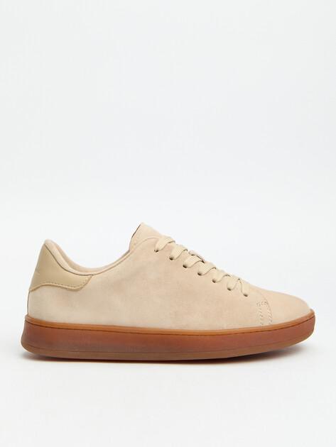 MAISON DAVID Sneakers (natural suede/natural rubber sole)