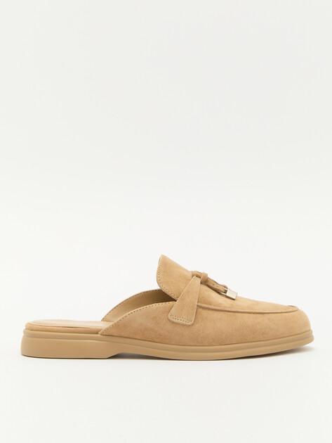 TENDANCE Mules (natural suede)