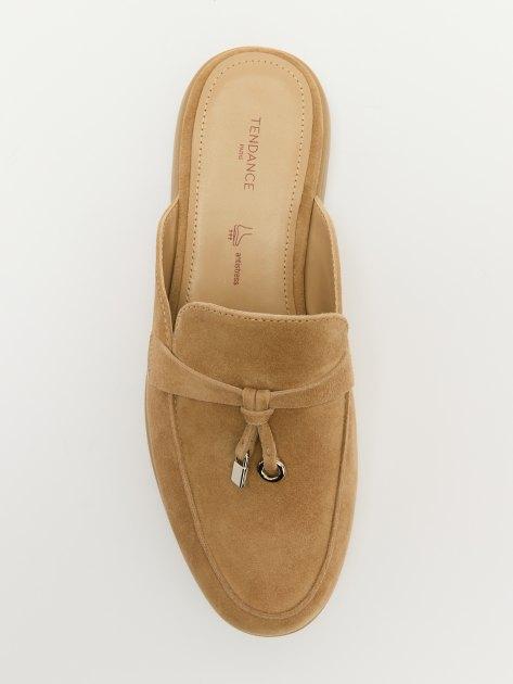 TENDANCE Mules (natural suede)