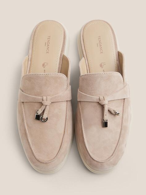 TENDANCE Mules (natural suede)