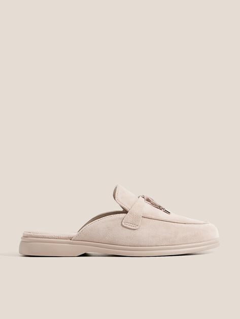 TENDANCE Mules (natural suede)