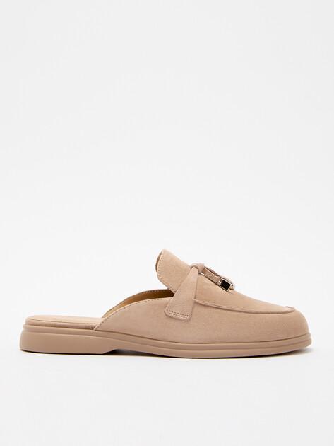 TENDANCE Mules (natural suede)