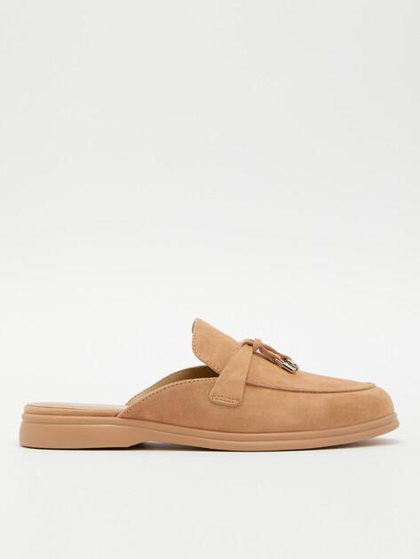 TENDANCE Mules (natural suede)