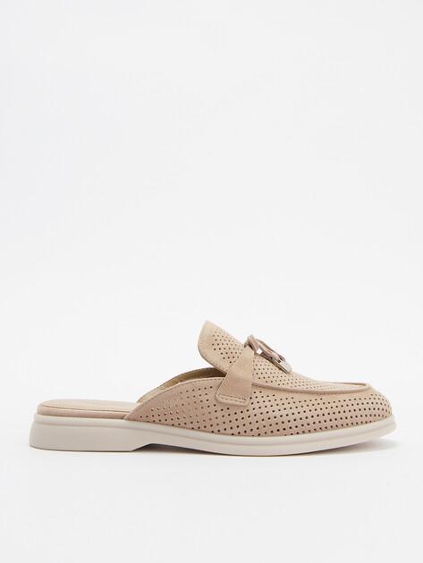 TENDANCE Mules (natural suede)