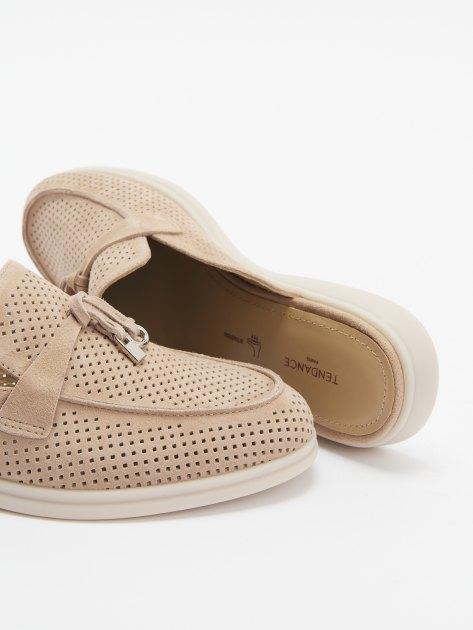 TENDANCE Mules (natural suede)