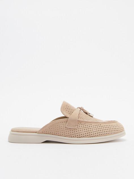 TENDANCE Mules (natural suede)