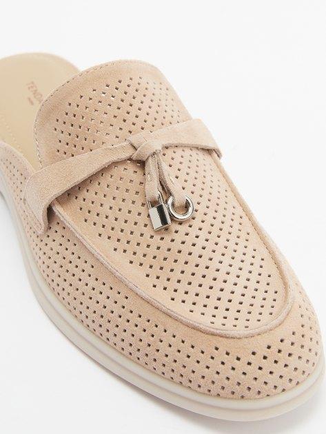 TENDANCE Mules (natural suede)