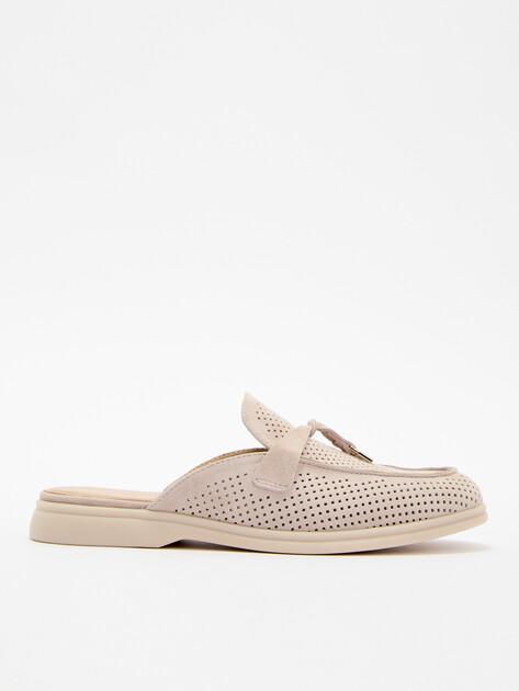 TENDANCE Mules (natural suede)
