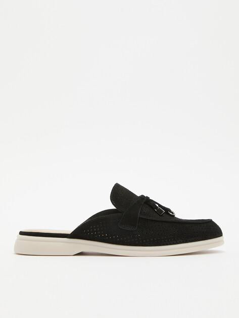 TENDANCE Mules (natural suede)