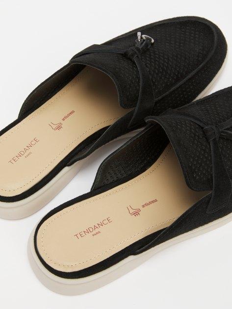 TENDANCE Mules (natural suede)