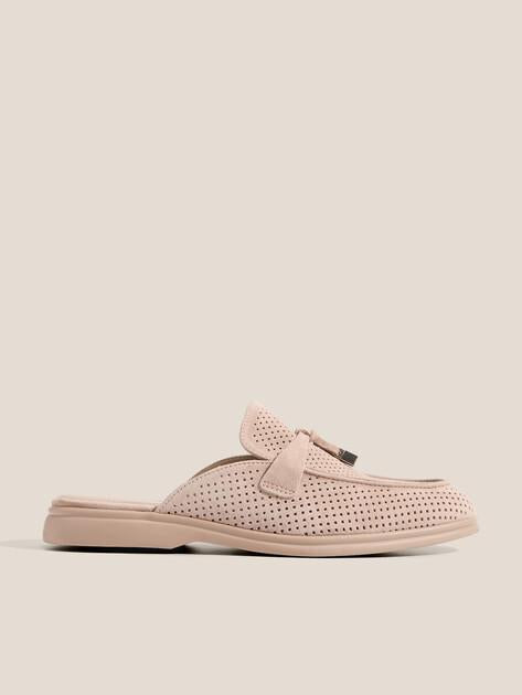 TENDANCE Mules (natural suede)