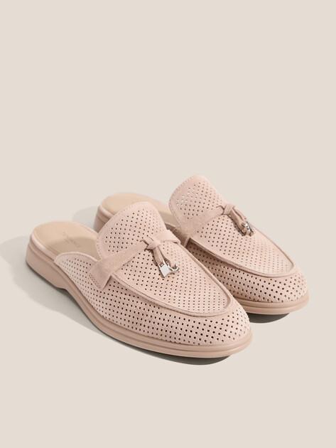 TENDANCE Mules (natural suede)