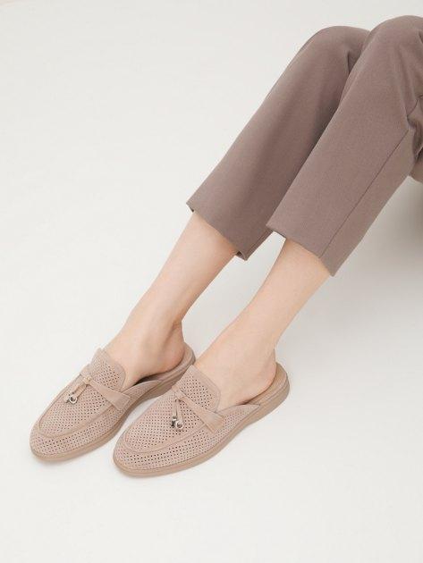 TENDANCE Mules (natural suede)