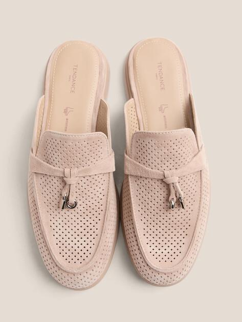 TENDANCE Mules (natural suede)