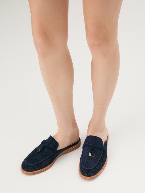 TENDANCE Mules (genuine suede/genuine leather sole)