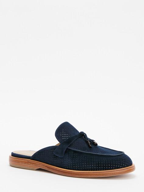 TENDANCE Mules (genuine suede/genuine leather sole)