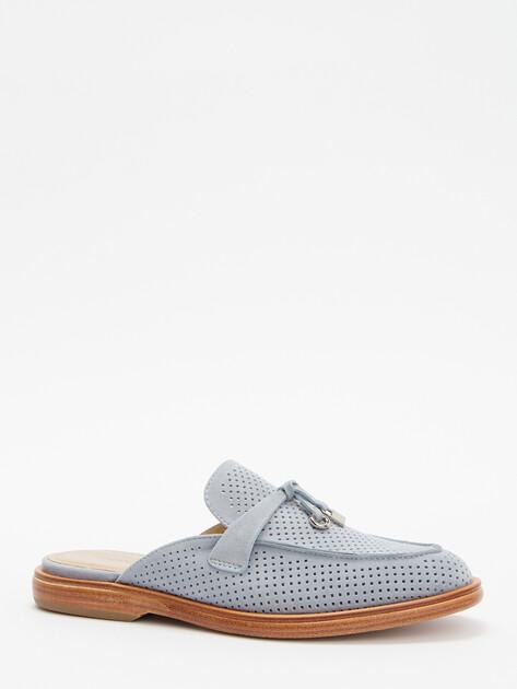 TENDANCE Mules (genuine suede/genuine leather sole)