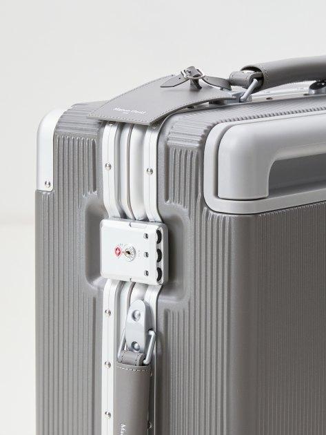 MAISON DAVID Suitcase (polycarbonate/aluminum), 46 l