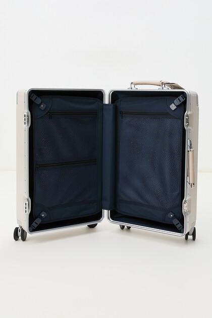 MAISON DAVID Suitcase (polycarbonate/aluminum), 57 l