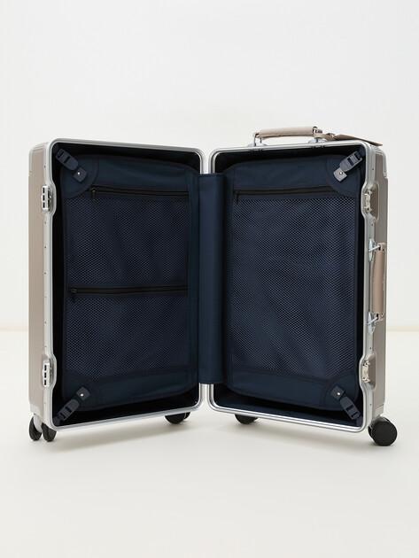 MAISON DAVID Suitcase (polycarbonate/aluminum), 57 l