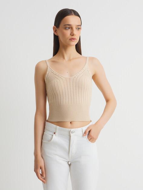 MAISON DAVID Top (viscose/nylon)