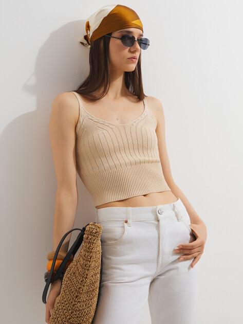 MAISON DAVID Top (viscose/nylon)