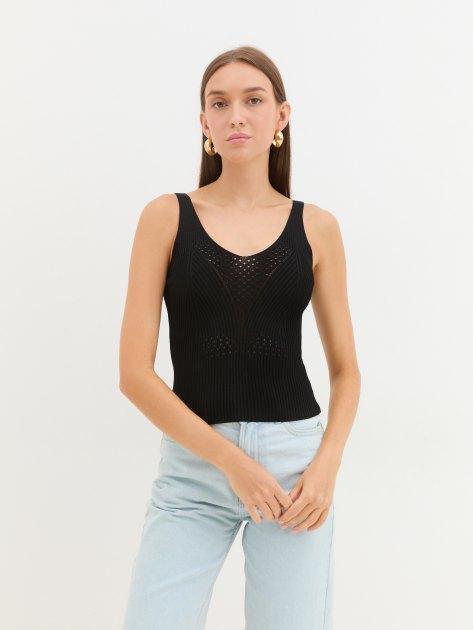 MAISON DAVID Top (viscose/nylon)