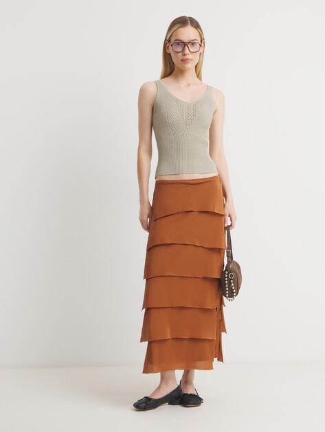 MAISON DAVID Top (viscose/nylon)
