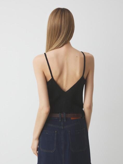 MAISON DAVID Top (acrylic/nylon)