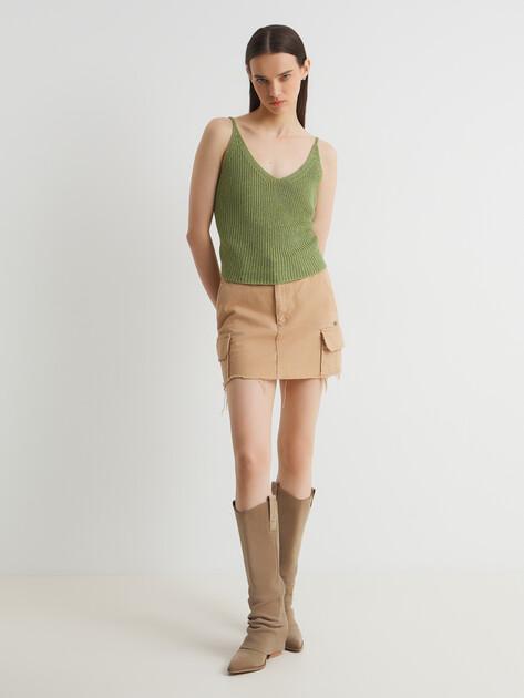 MAISON DAVID Top (acrylic/nylon)