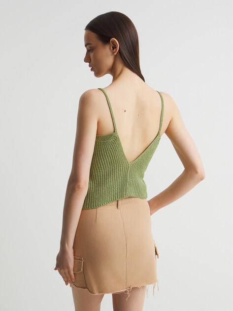 MAISON DAVID Top (acrylic/nylon)