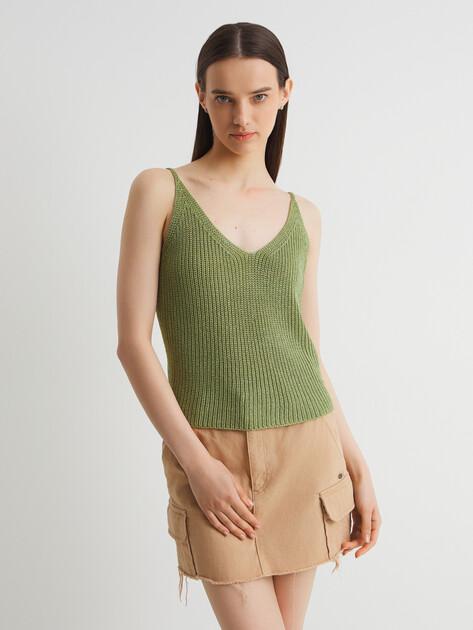 MAISON DAVID Top (acrylic/nylon)