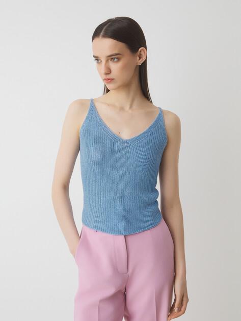 MAISON DAVID Top (acrylic/nylon)