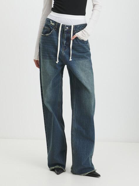 MAISON DAVID Wide-leg jeans (cotton)
