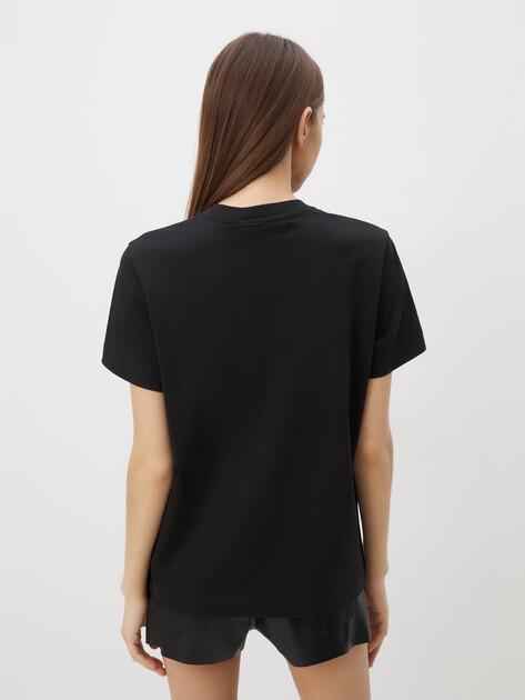 KARL LAGERFELD Cameo Rhinestone T-shirt (cotton)