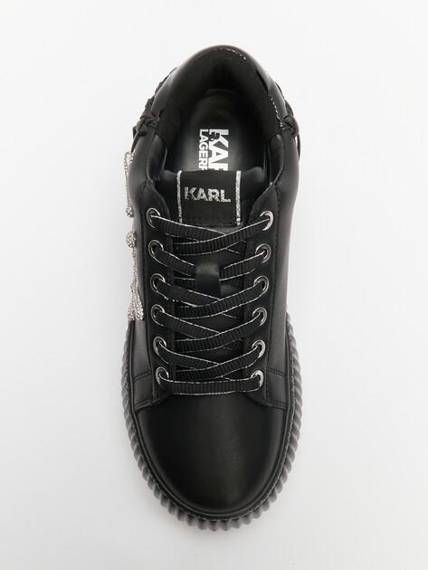 KARL LAGERFELD KREEPER LO Signia Rhinestone Lo sneakers (genuine leather/textile)