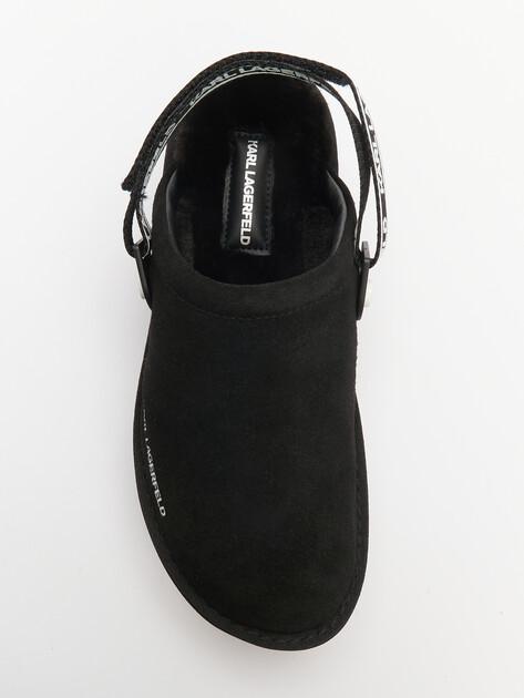 KARL LAGERFELD Сандалии THERMO Slingback Klog (натуральная замша/текстиль)