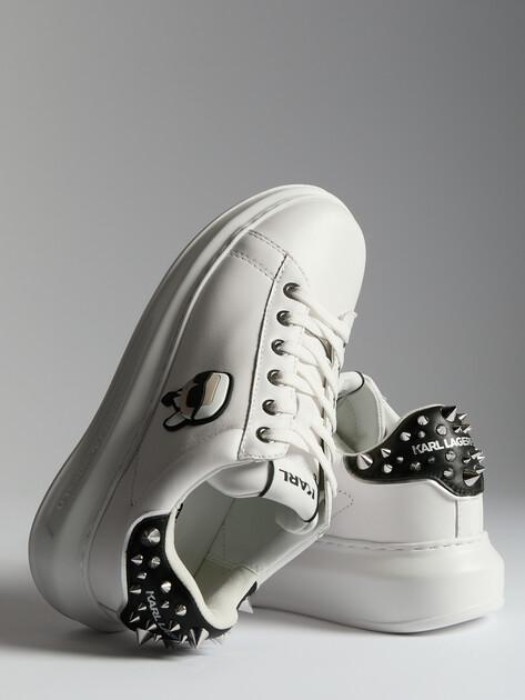 KARL LAGERFELD Кеды KAPRI Karl NFT Stud Tab (натуральная кожа/иск. кожа)