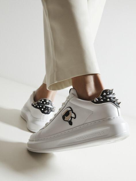 KARL LAGERFELD KAPRI Karl NFT Stud Tab sneakers (genuine leather/faux leather)