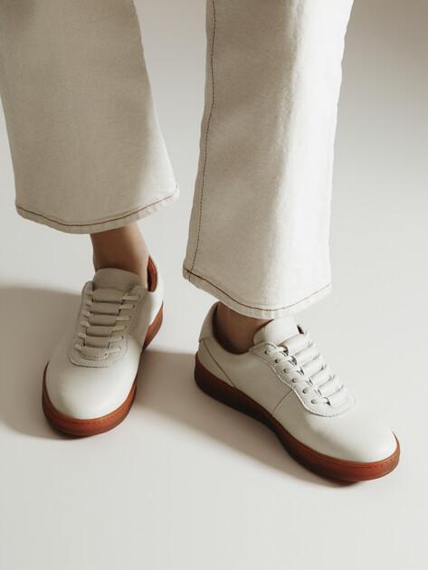 MAISON DAVID Sneakers (genuine leather/natural rubber sole)